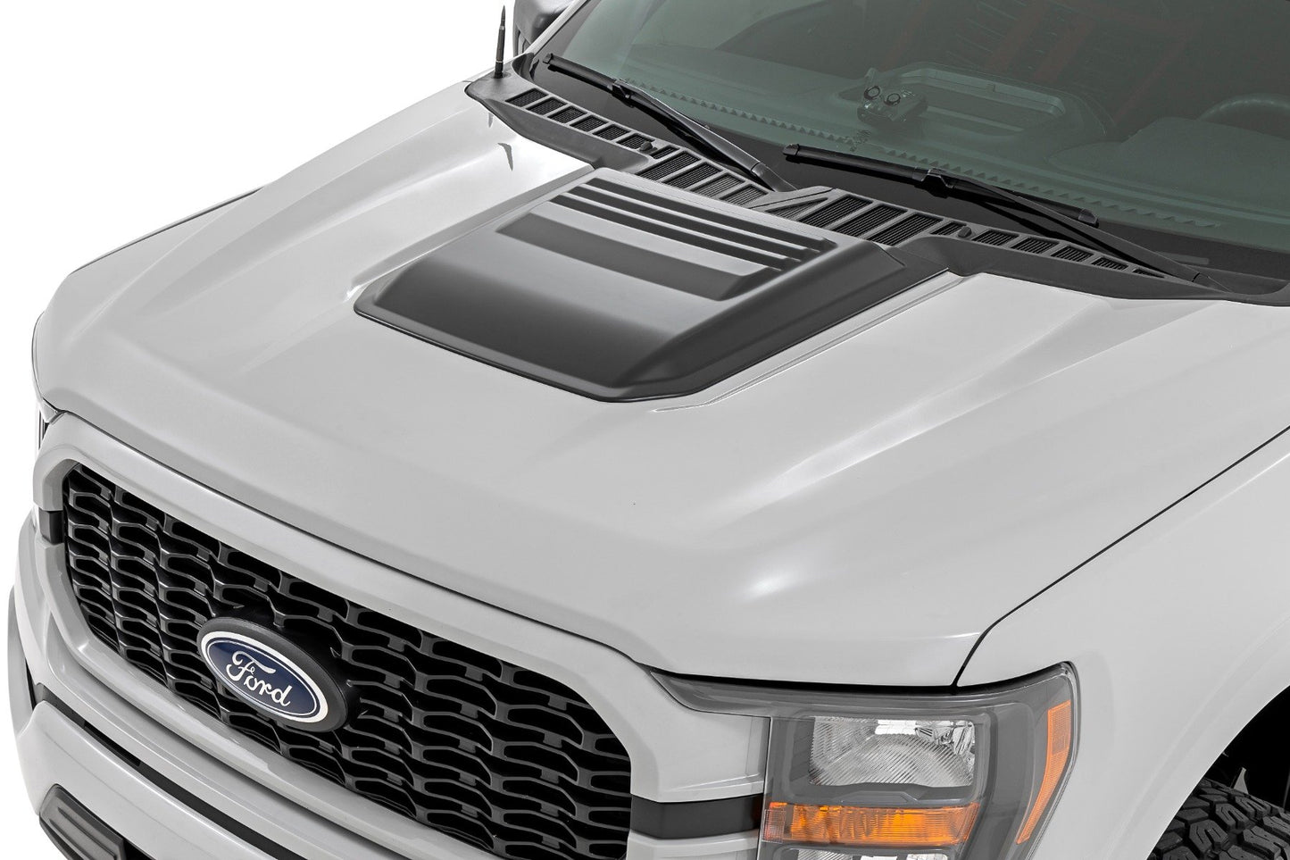 Hood Scoop | A3 Space White | Ford F-150 2WD/4WD (2021-2025)