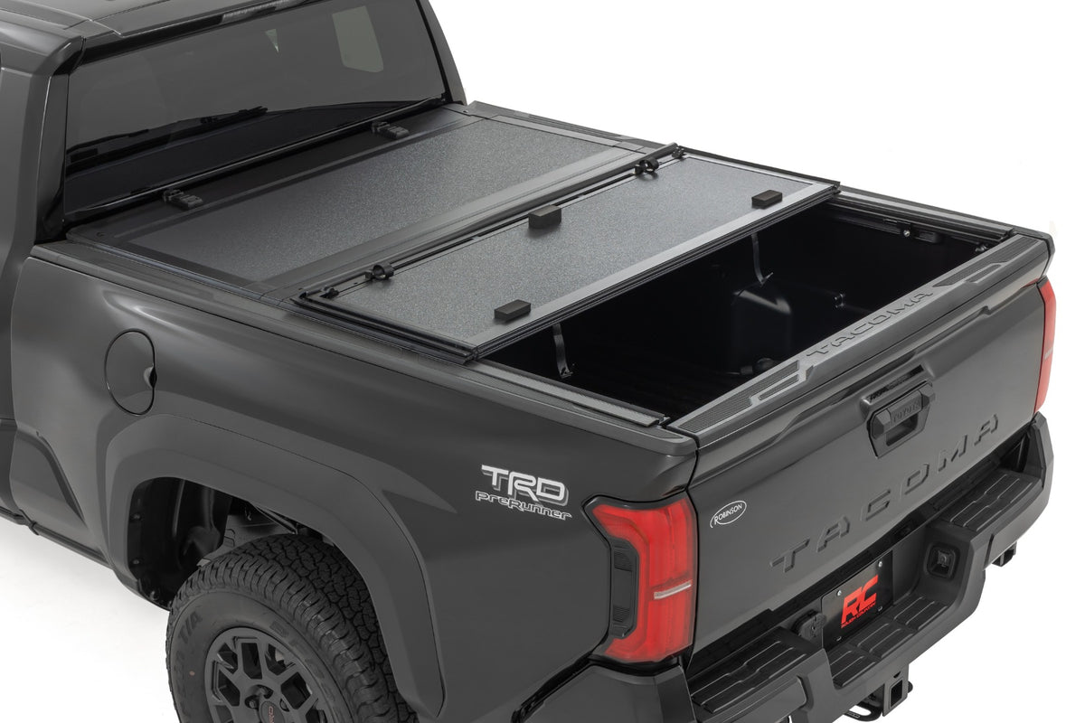 Hard Tri-Fold Flip Up Bed Cover | 6' Bed | Toyota Tacoma 2WD/4WD (2024-2026)