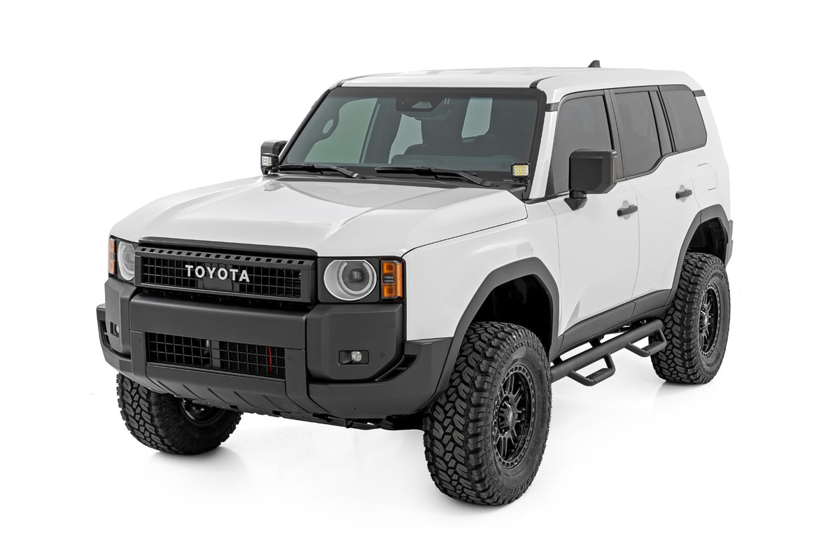 LED Light Kit | Ditch Mount | 2" Black Pair | Flood | Toyota Land Cruiser (24-26)