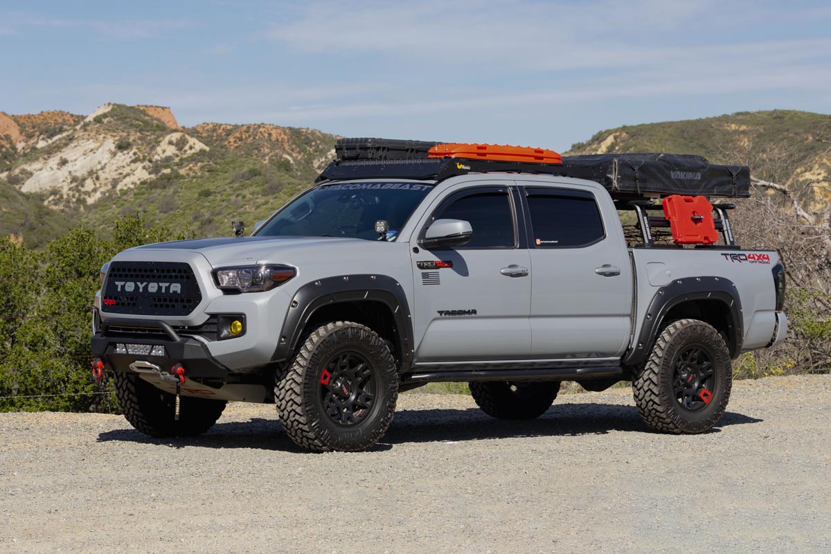 Fender Flares | Defender | 4V6 Quicksand | Toyota Tacoma 2WD/4WD (2016-2023)