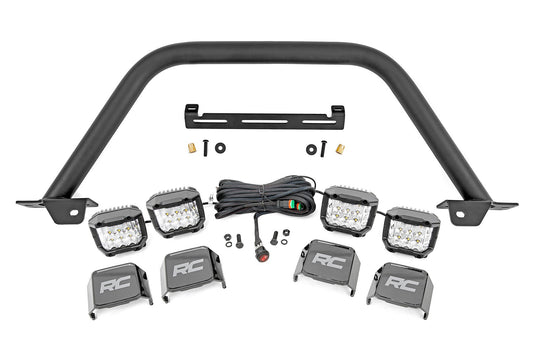 Safari Bar | 3" OSRAM (Quad) | Wide | OE Modular Steel | Ford Bronco (21-25)