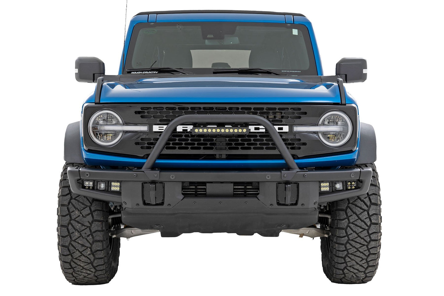 Safari Bar | 12" LED Light Bar | Black | Single Row | OE Modular Steel | Ford Bronco (21-25)