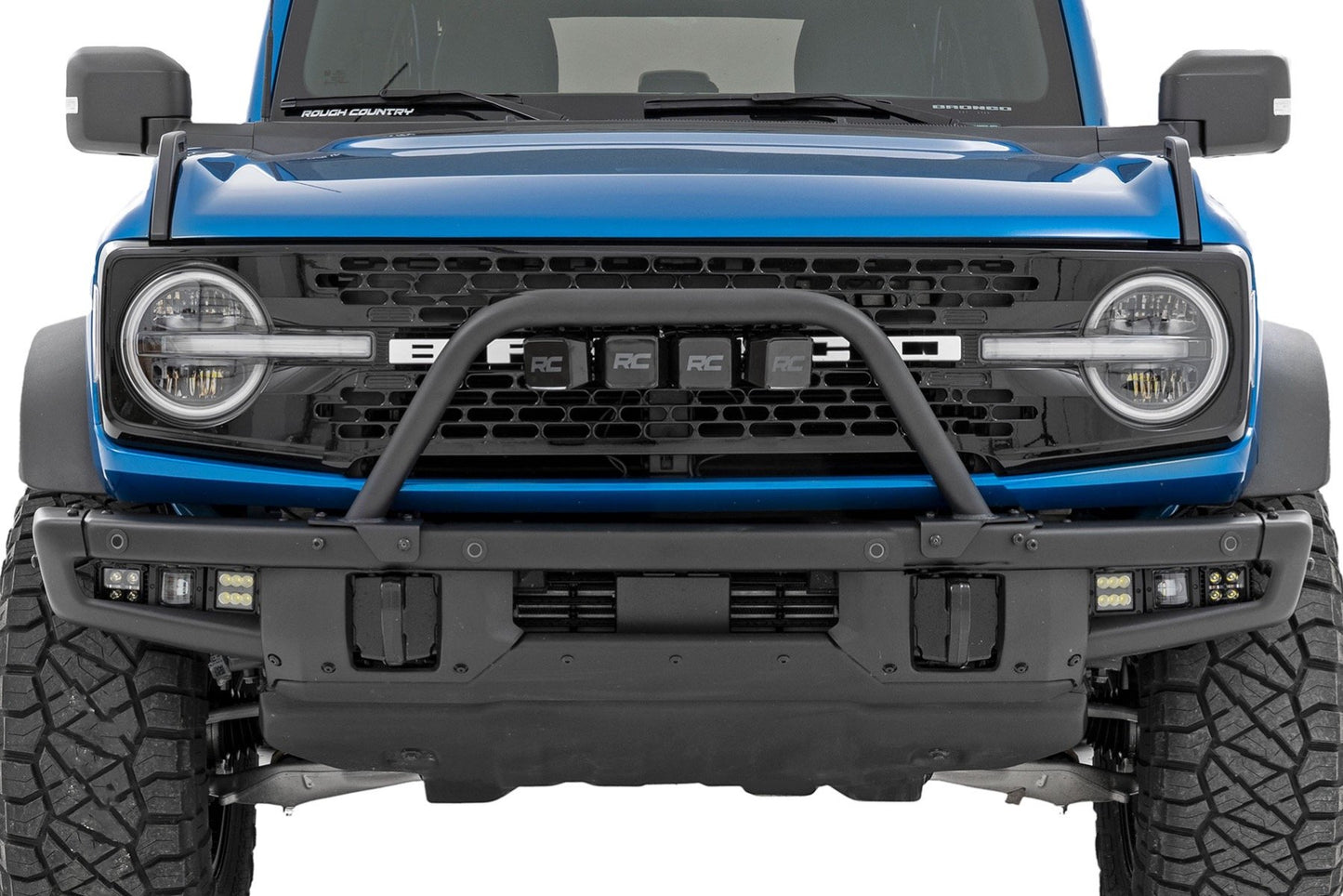 Safari Bar | 3" OSRAM (Quad) | Wide | OE Modular Steel | Ford Bronco (21-25)