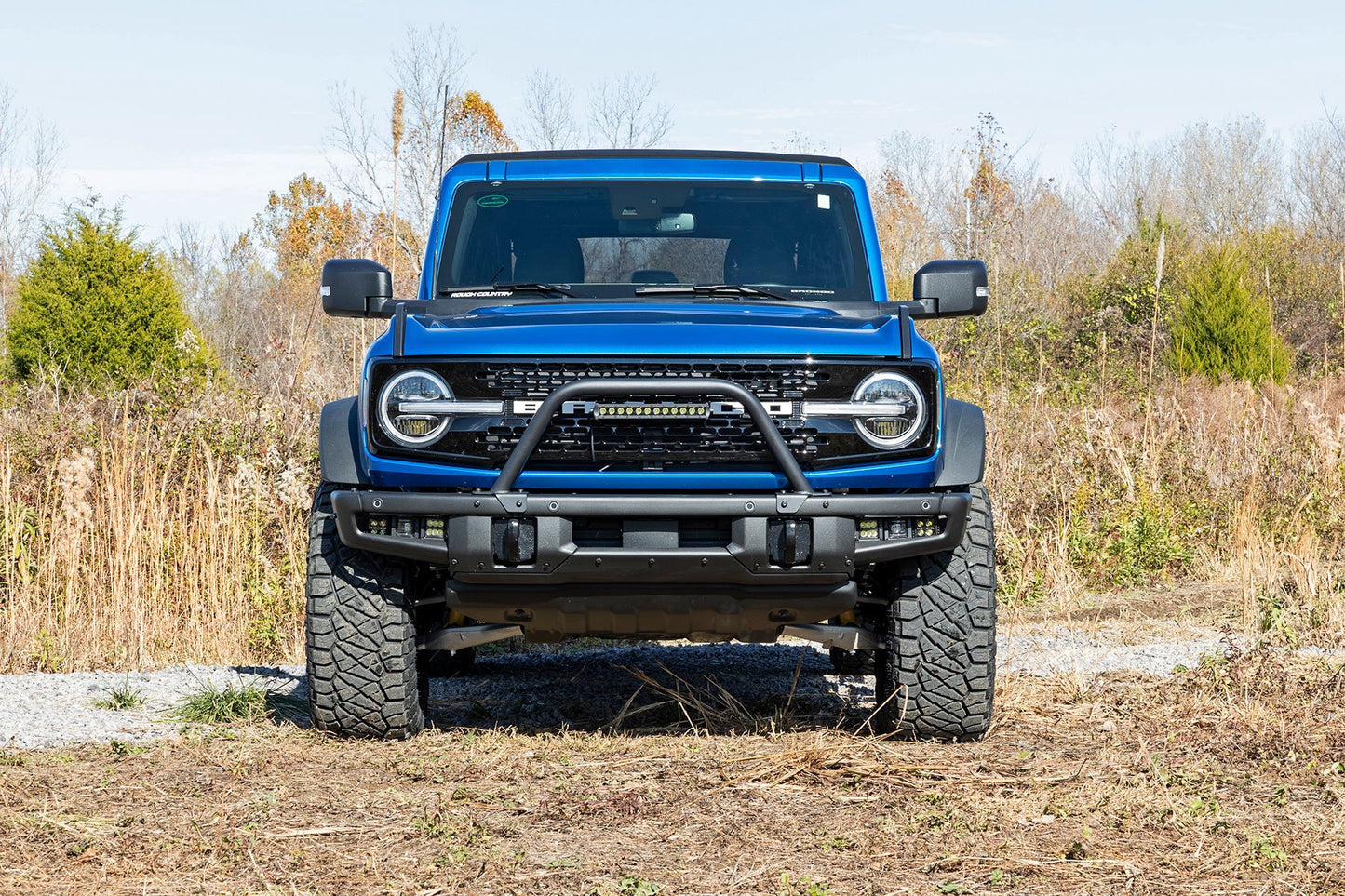 Safari Bar | 12" LED Light Bar | Black | Single Row | OE Modular Steel | Ford Bronco (21-25)