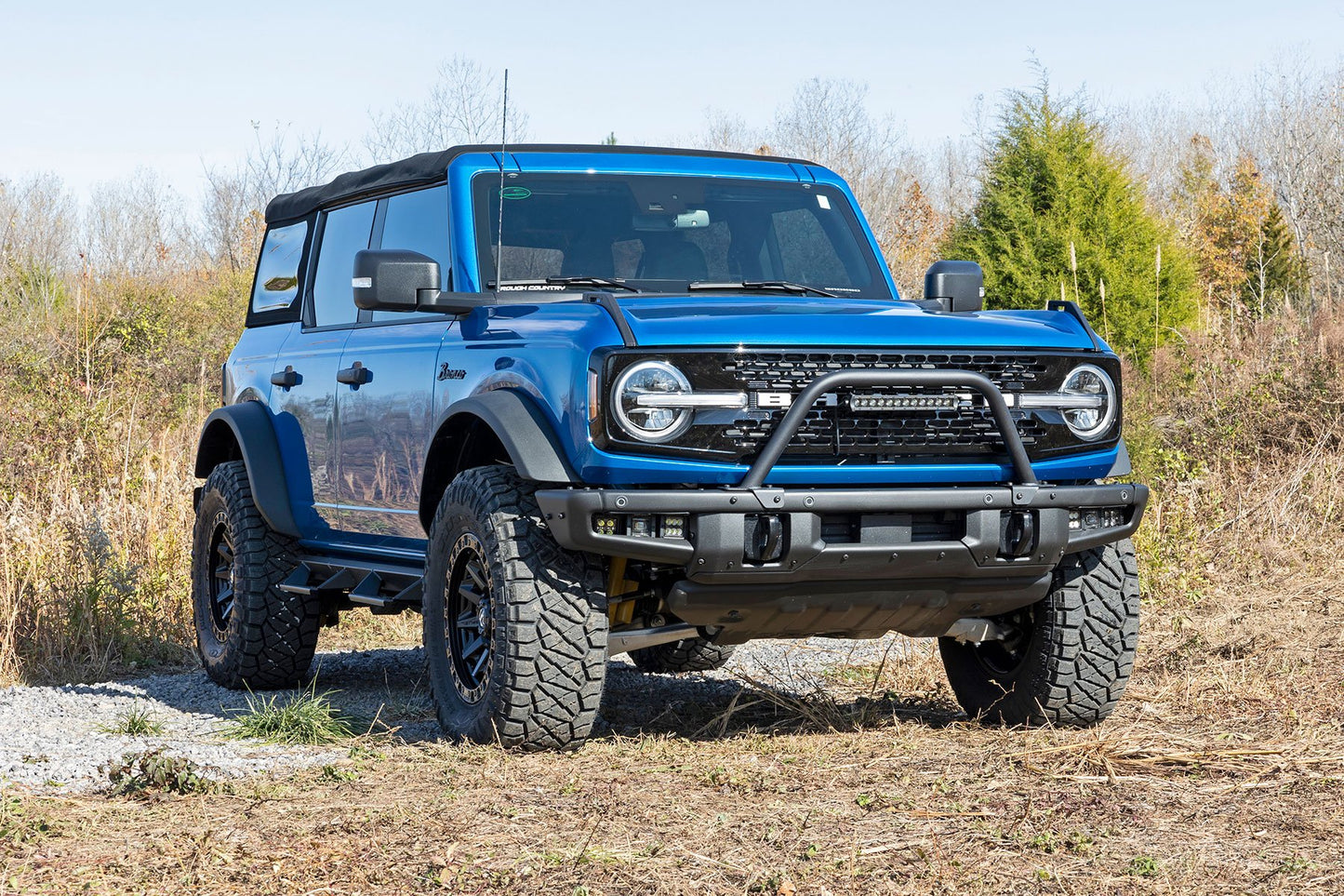 Safari Bar | 12" LED Light Bar | Black | Single Row | OE Modular Steel | Ford Bronco (21-25)