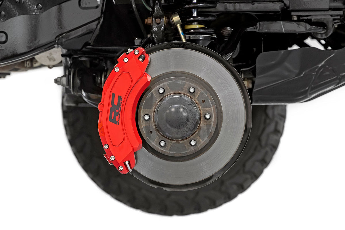 Caliper Covers | Rear | Red | Chevy/GMC Sierra 1500 (19-26)/Silverado 1500 (19-26)