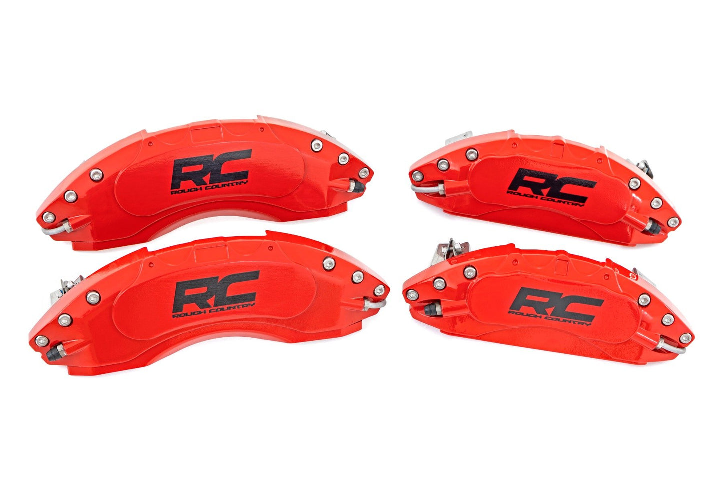 Caliper Covers | Front and Rear | Red | Elec Brakes | Ford Expedition/F-150/Raptor