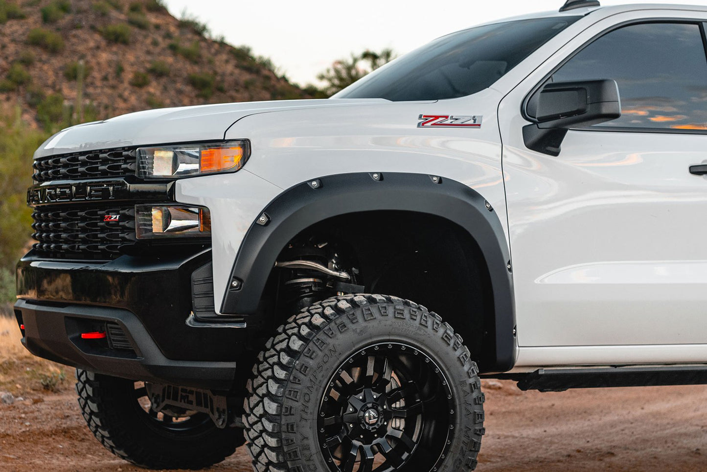 Pocket Fender Flares | GAN Silver Ice Metallic | Chevy Silverado 1500 (22-25)