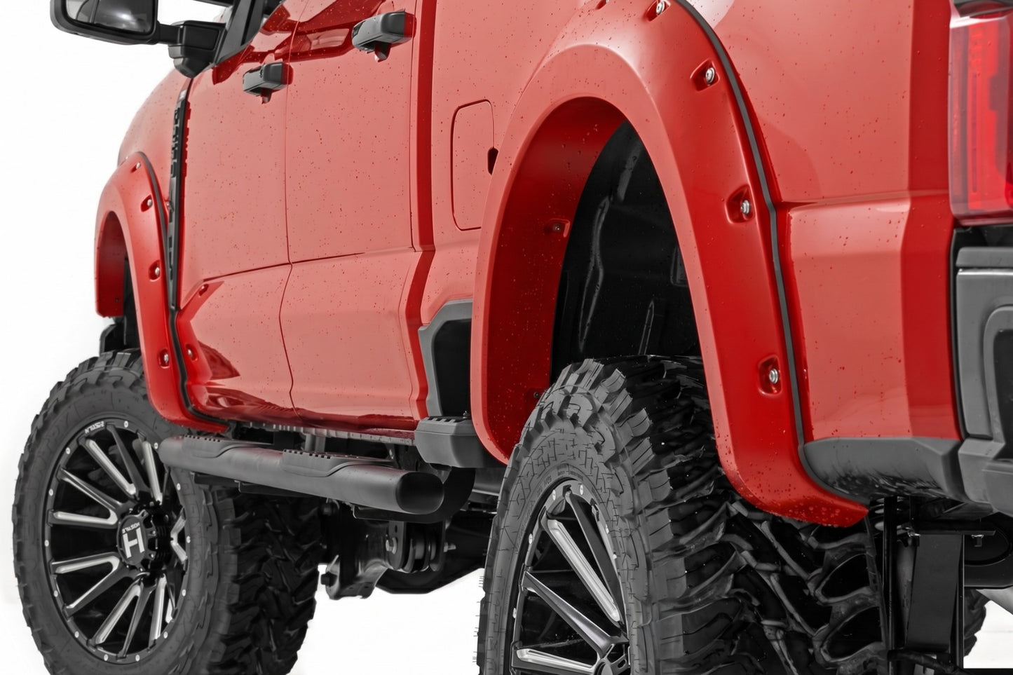 Pocket Fender Flares | PQ Race Red | Ford F-250/F-350 Super Duty (23-26)