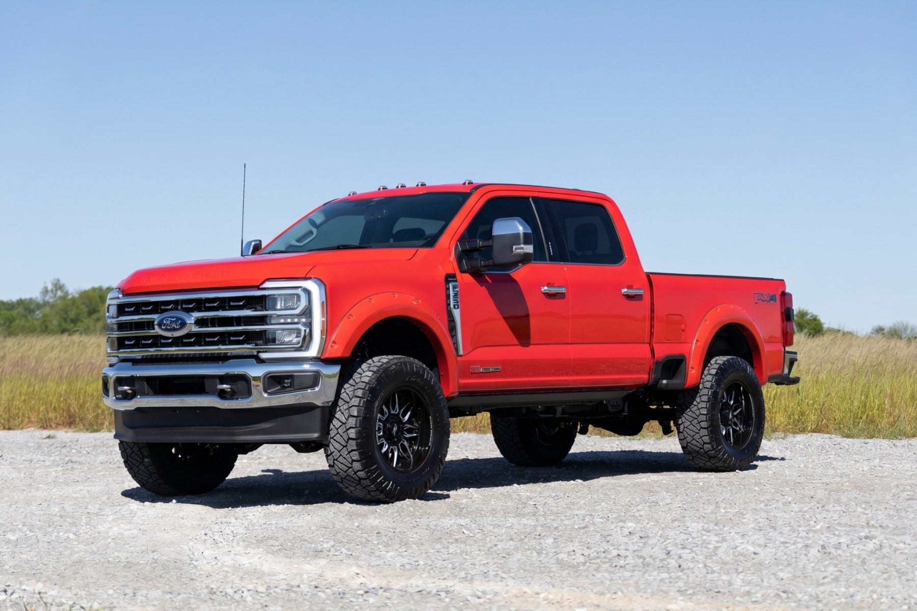 Pocket Fender Flares | PQ Race Red | Ford F-250/F-350 Super Duty (23-26)