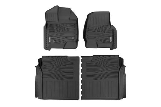 Flex-Fit Floor Mats | FR & RR | Ford F-150 (15-25)/F-150 Lightning (22-24)/Raptor (17-25)