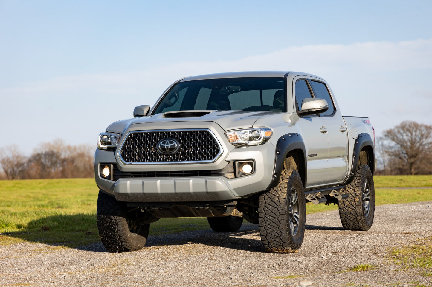Pocket Fender Flares | 6X3 Lunar Rock | Toyota Tacoma 2WD/4WD (2016-2023)