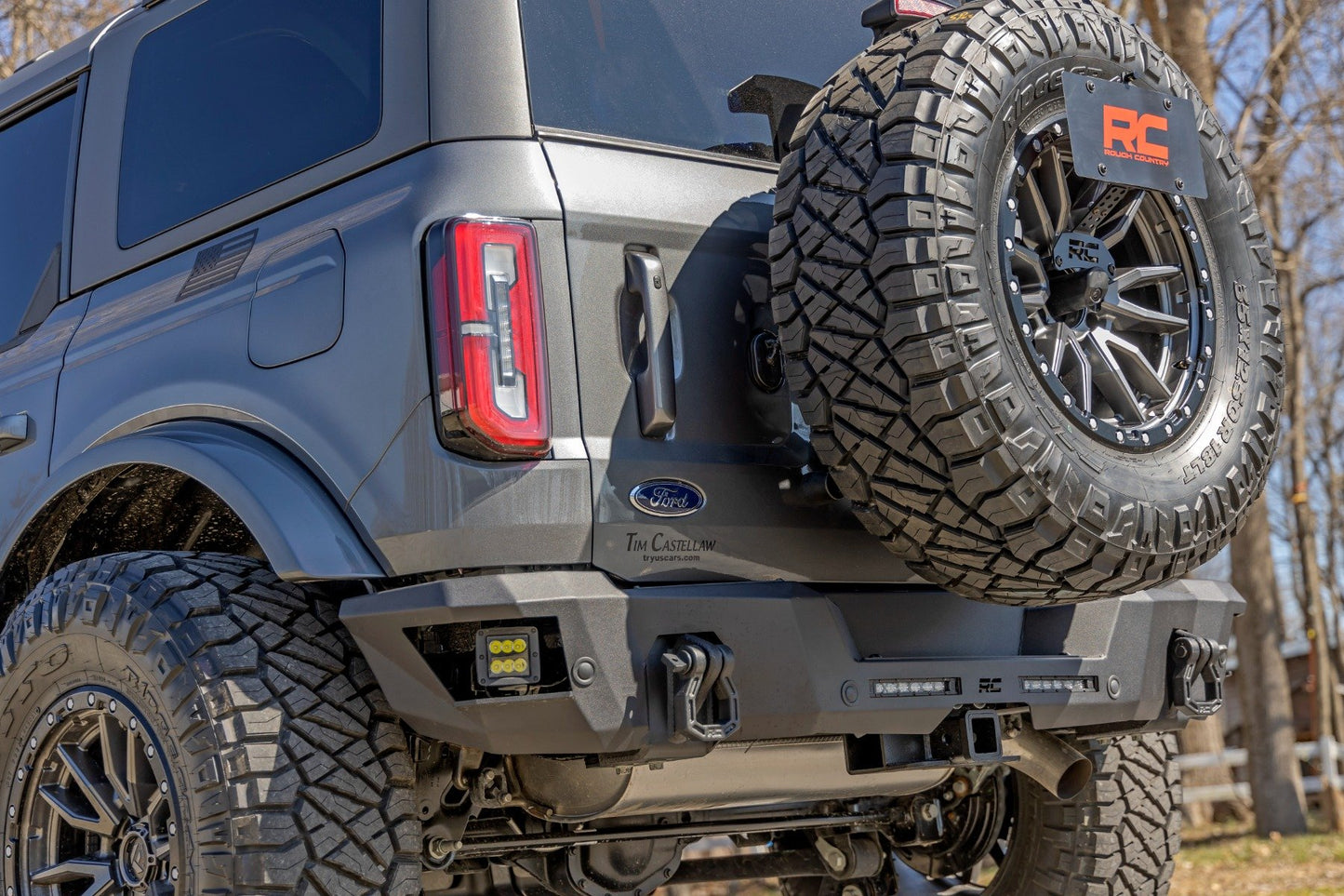 Rear Bumper | Black Series LED | 6" Pair | Slim Line | | Ford Bronco (21-25)