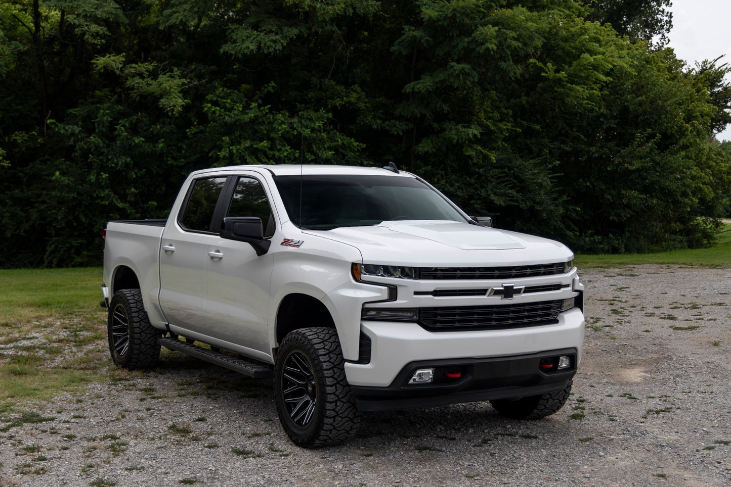 Hood Scoop | GLT Glacier Blue | Chevy Silverado 1500 2WD/4WD (2019-2025 & Classic)