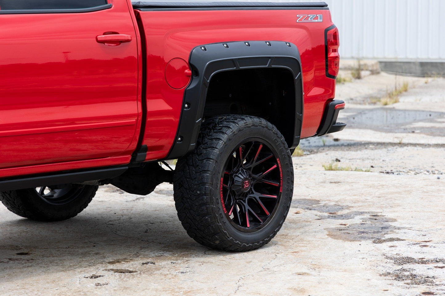 Fender Flares | Defender l 5'9" Bed  | GCN Victory Red | Chevy Silverado 1500 (14-18 & Classic)