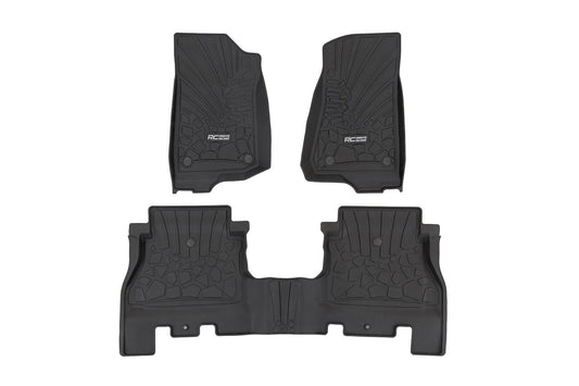Flex Fit Floor Mats | FR & RR | 4 Door | Jeep Wrangler Unlimited 4WD (18-25)