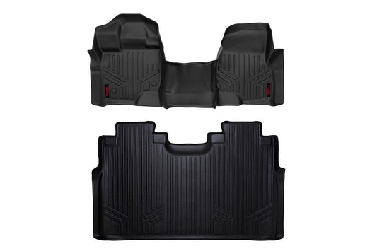 Floor Mats | FR & RR | Over Hump | Ford F-150 (15-25)/F-150 Lightning (22-24)/Raptor (17-25)