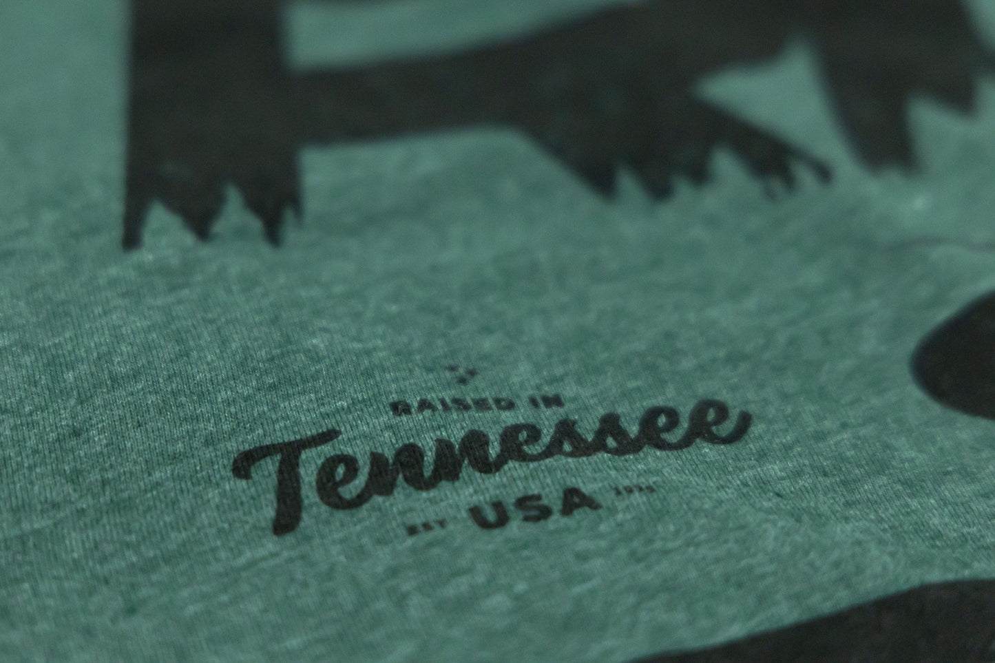 Rough Country T-Shirt | RC Mountains | Forest Green | 2XL