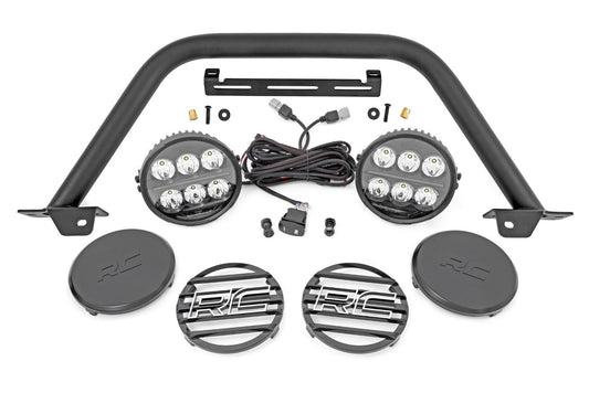 Safari Bar | 6.5 Inch Round LED | OE Modular Steel | Ford Bronco 4WD (21-25)