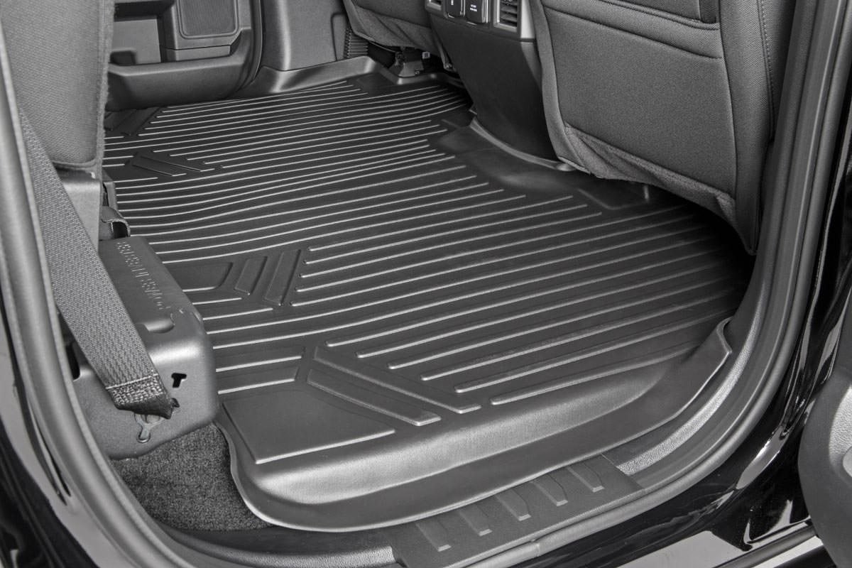 Floor Mats | FR & RR | Over Hump | Ford F-150 (15-25)/F-150 Lightning (22-24)/Raptor (17-25)