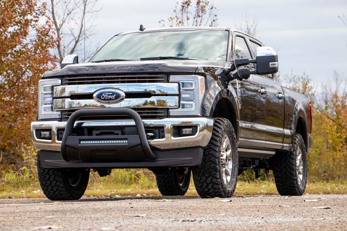 Black LED Bull Bar | Ford F-250 Super Duty 2WD/4WD (2017-2022)