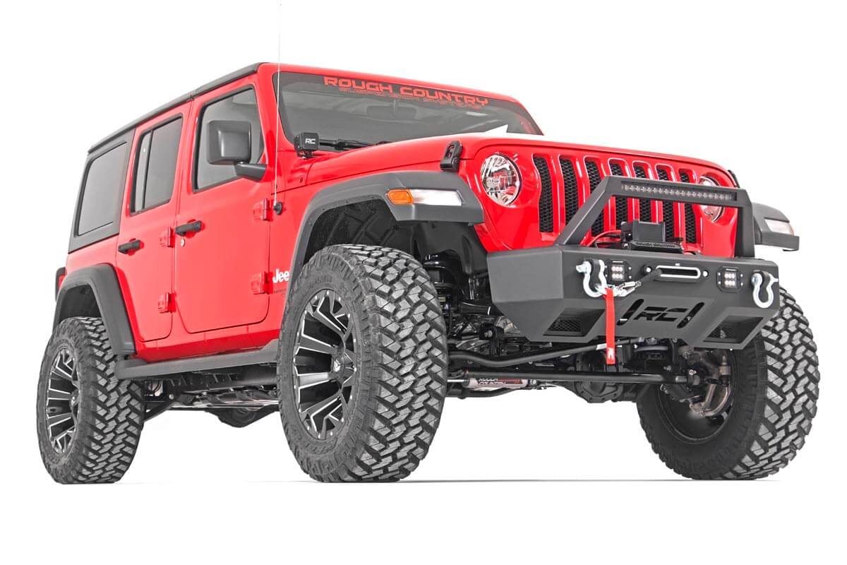 3.5 Inch Lift Kit | Adj Lower | FR D/S | Jeep Wrangler Unlimited 4WD (18-23)