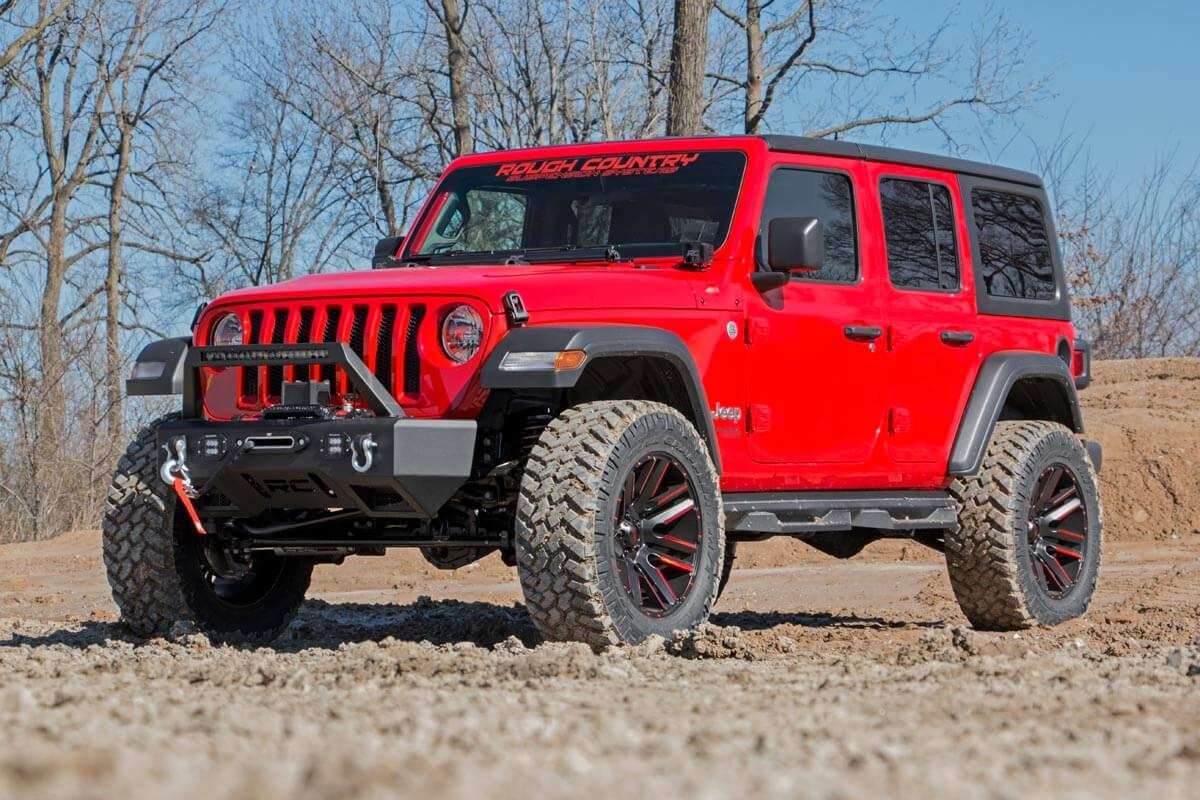 3.5 Inch Lift Kit | Adj Lower | FR D/S | Jeep Wrangler Unlimited Rubicon (18-23)