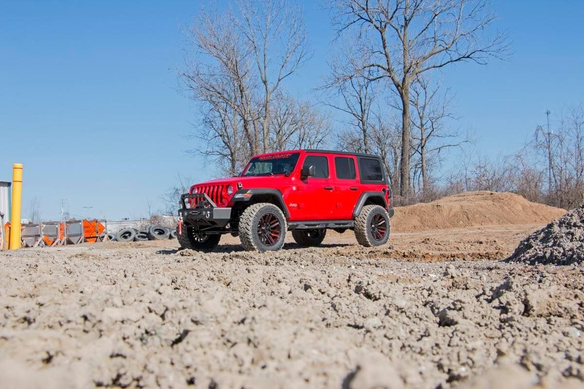 3.5 Inch Lift Kit | Adj Lower | FR D/S | Jeep Wrangler Unlimited 4WD (18-23)