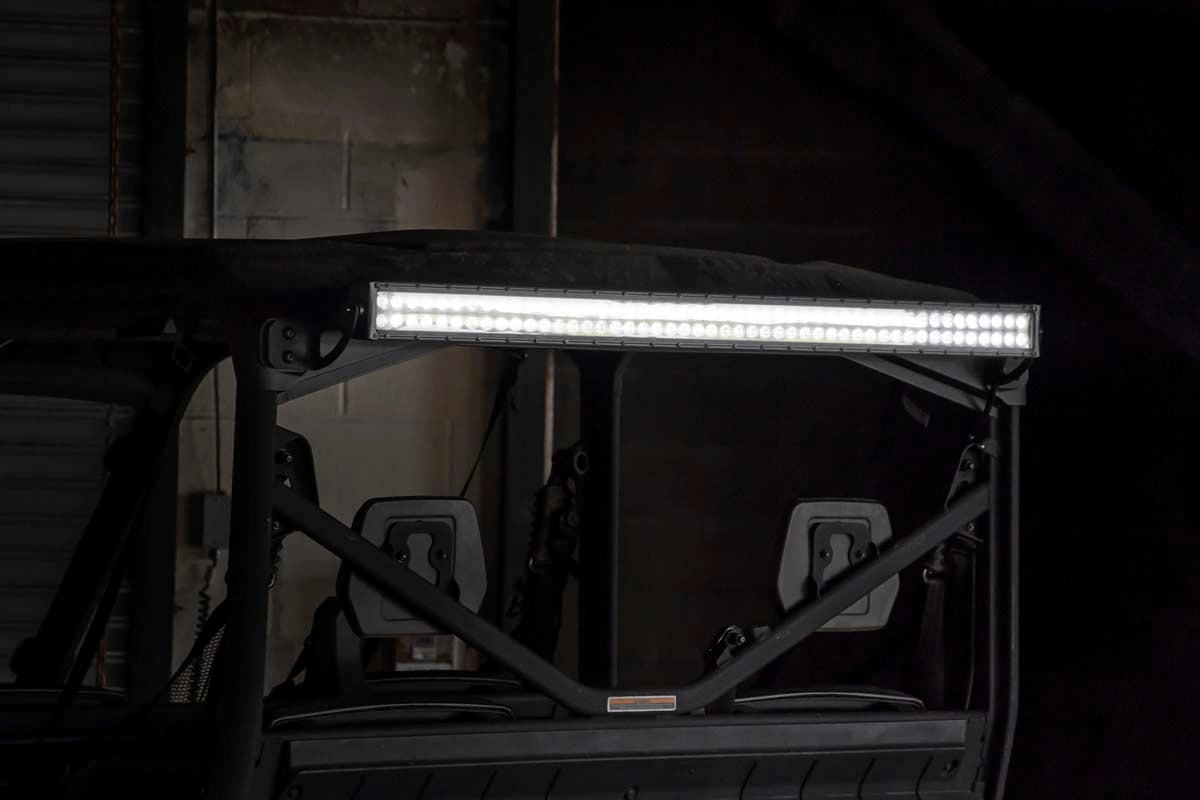 LED Light Kit | Cab Mount | 50" Black Dual Row | Can-Am Defender MAX HD10