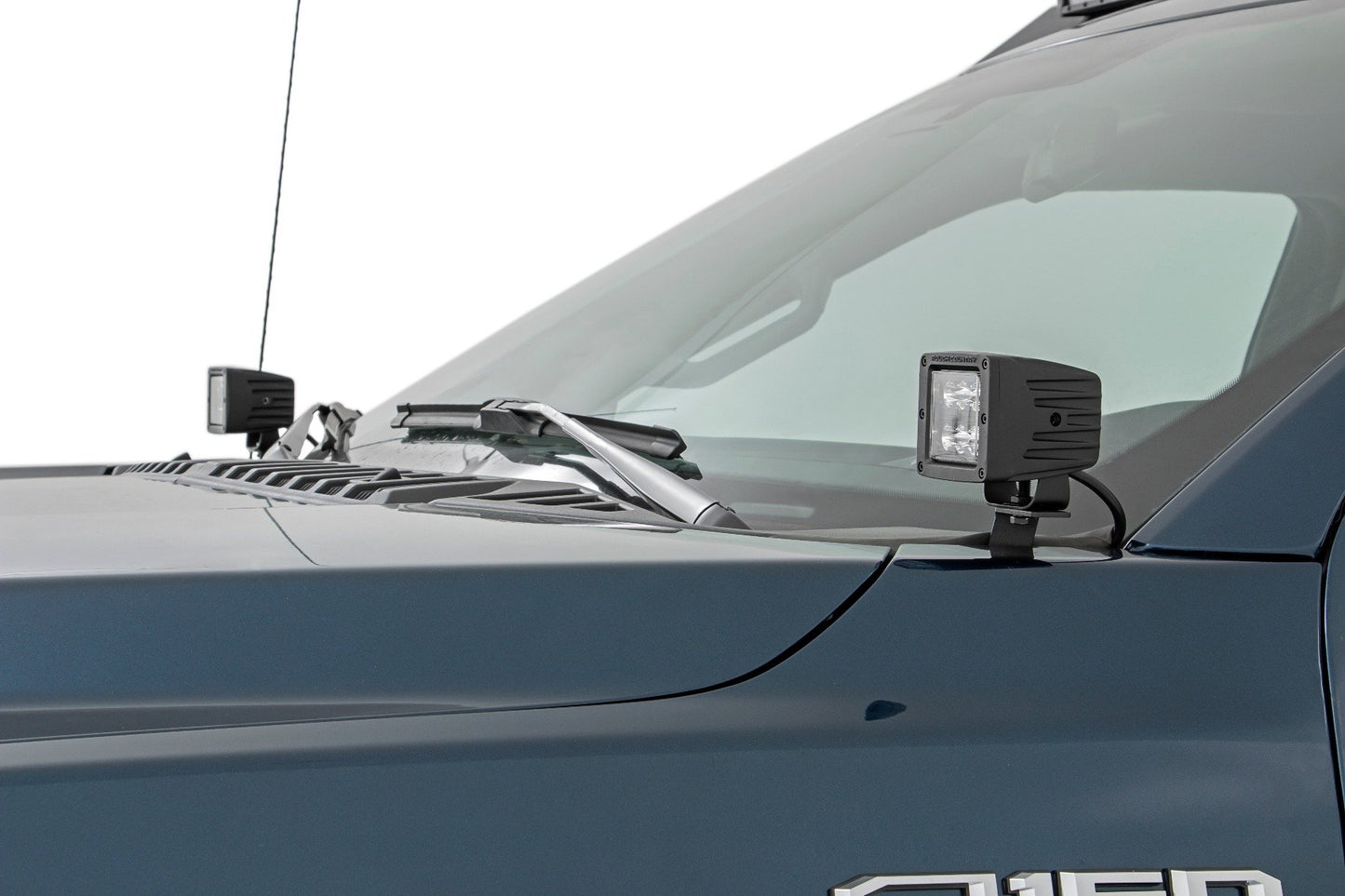 LED Light Kit | Ditch Mount | 2" Spectrum Pair | Spot | Ford F-150 (15-25)/F-150 Lightning (22-24)