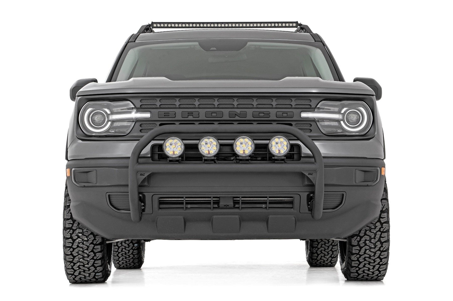 Nudge Bar | 4 Inch Round Led (x4) | Ford Bronco Sport 4WD (2021-2025)