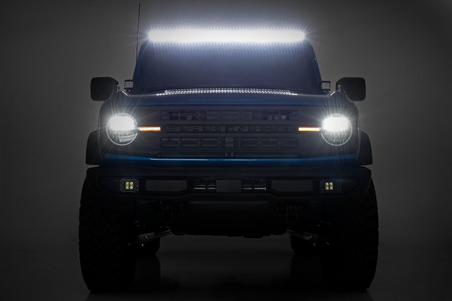 LED Light Kit | Upper Windshield | 50" Spectrum Single Row | Ford Bronco (21-25)