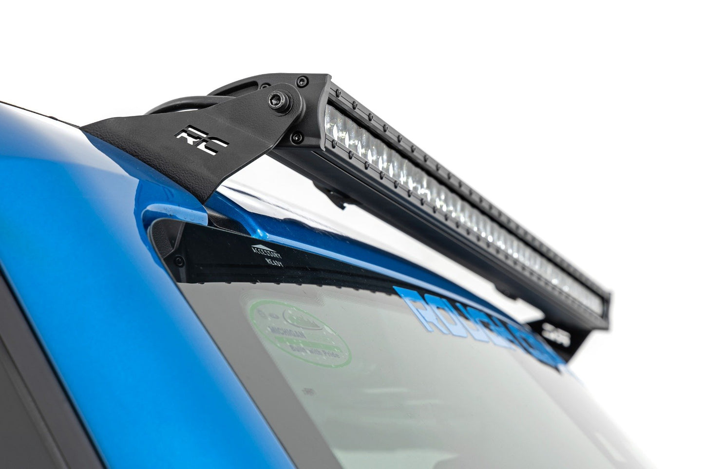 LED Light Kit | Upper Windshield | 40" Black Single Row | Ford Bronco (21-25)