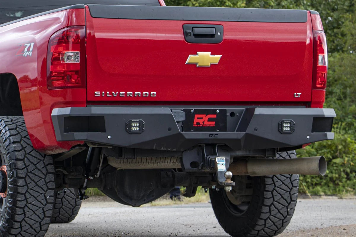 Rear Bumper With LED Lights for 11-19 Silverado HD/Sierra HD