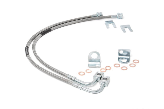 Brake Lines | Stainless | Rear | 4-6 Inch Lift | Jeep Wrangler JK/Wrangler Unlimited (07-18)