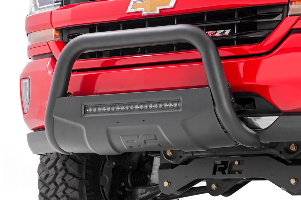 Black LED Bull Bar | Chevy/GMC 1500 Truck & SUV (07-20 & Classic)