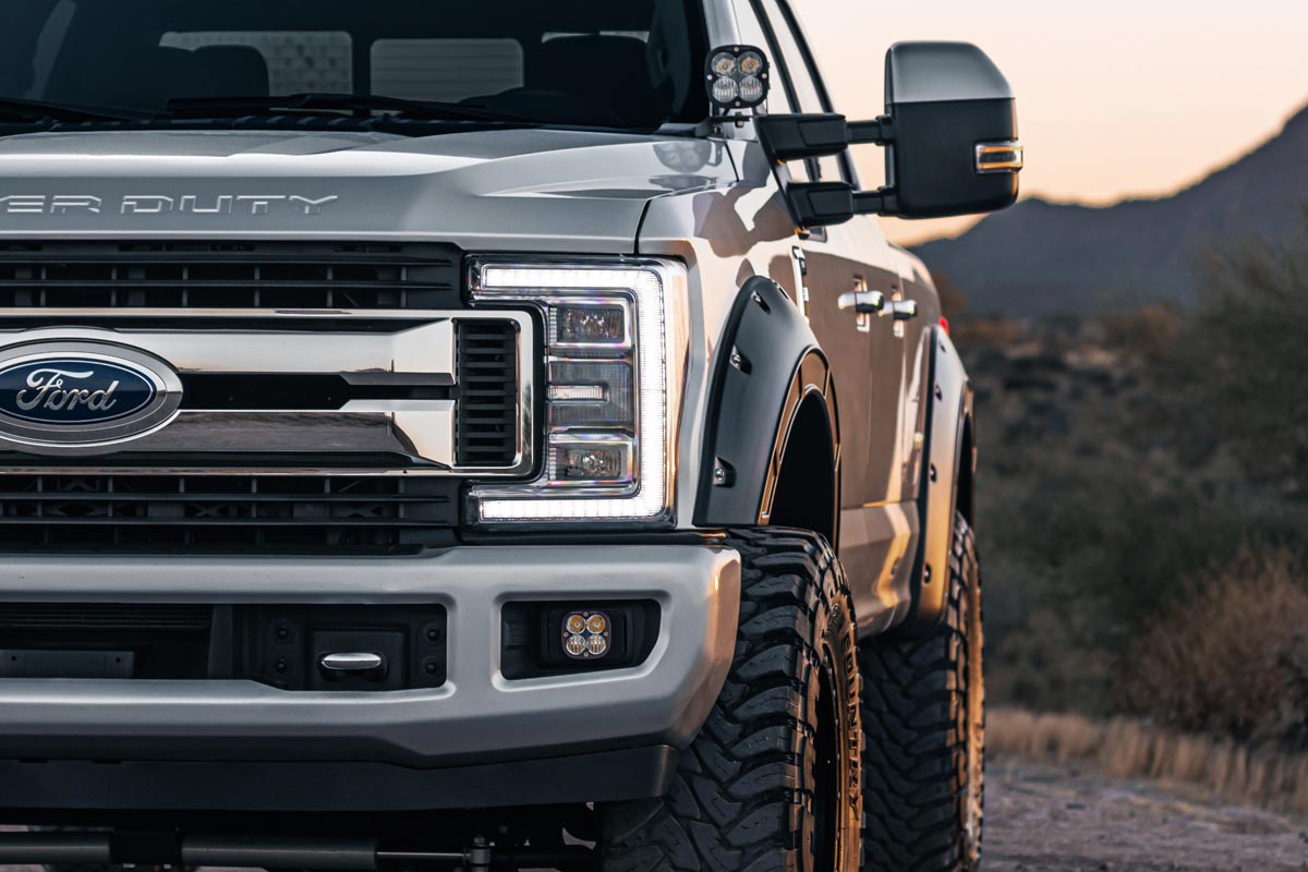 Fender Flares | Defender | TB Lithium Gray | Ford F-250/F-350 Super Duty (17-22)