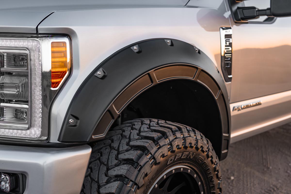Fender Flares | Defender | TB Lithium Gray | Ford F-250/F-350 Super Duty (17-22)