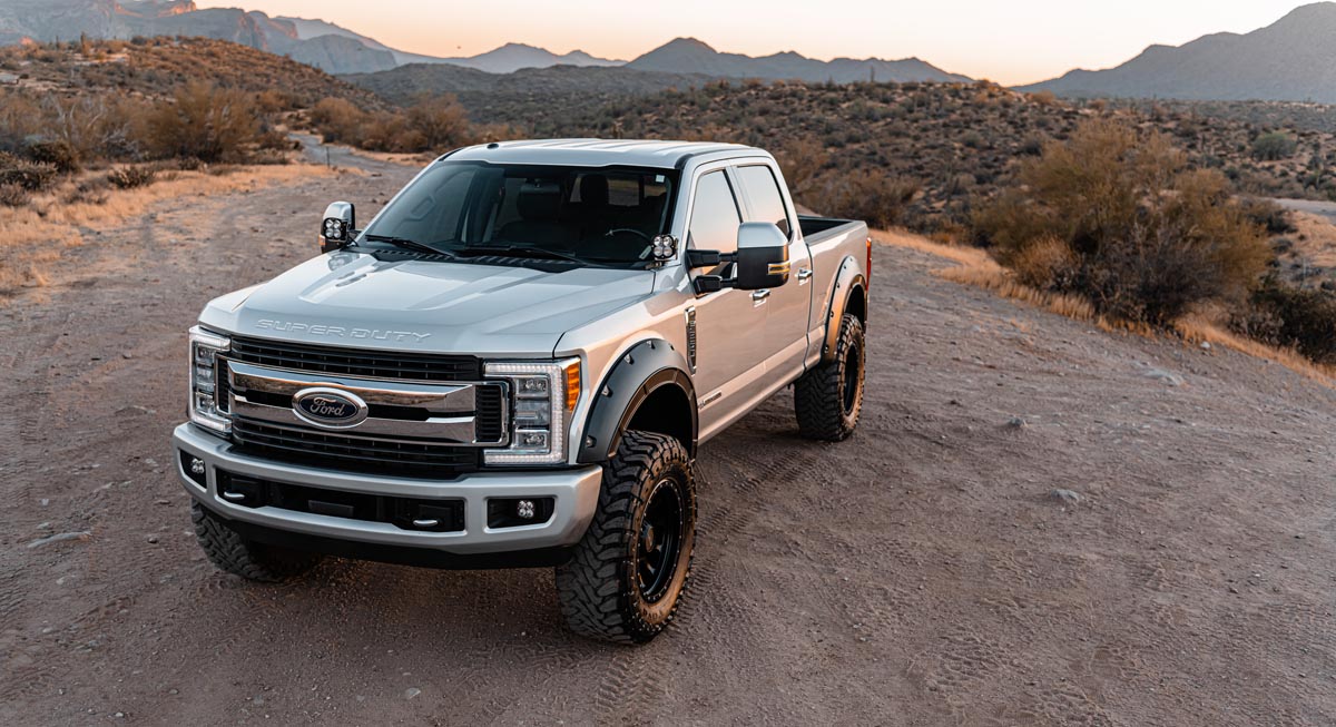 Fender Flares | Defender | TB Lithium Gray | Ford F-250/F-350 Super Duty (17-22)