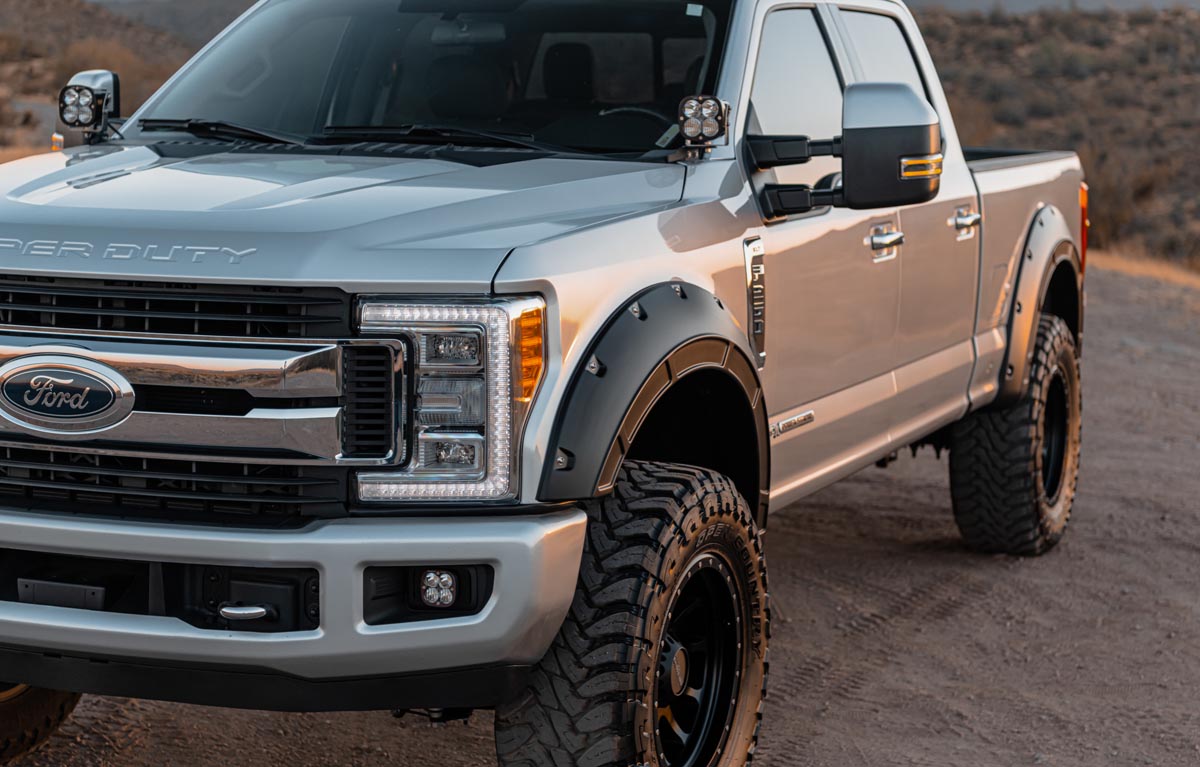 Fender Flares | Defender | TB Lithium Gray | Ford F-250/F-350 Super Duty (17-22)