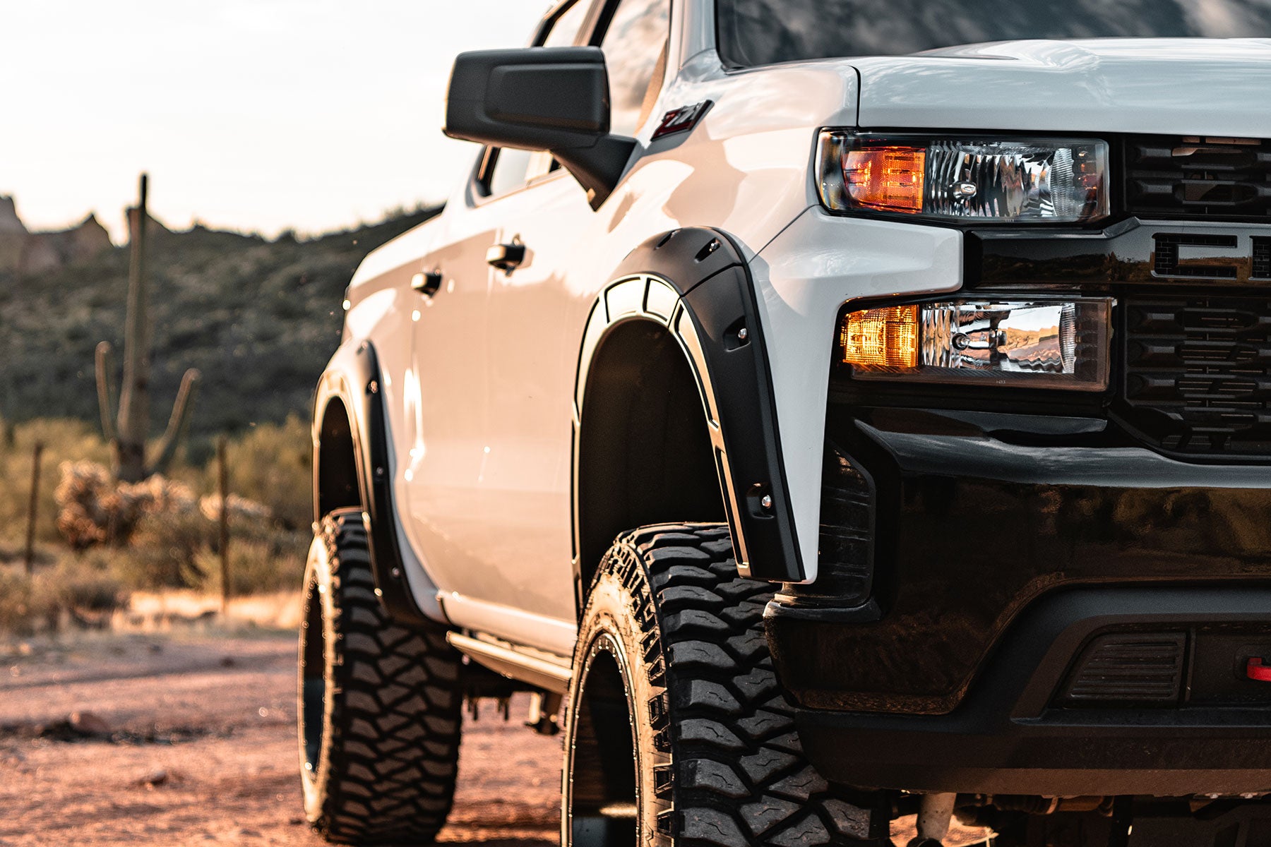 Defender Fender Flares | GBD Cypress Gray | Chevy Silverado 1500 (19-26)