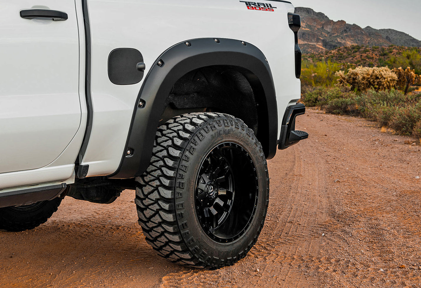 Pocket Fender Flares | G7C Red Hot | Chevy Silverado 1500 2WD/4WD (2022-2025)