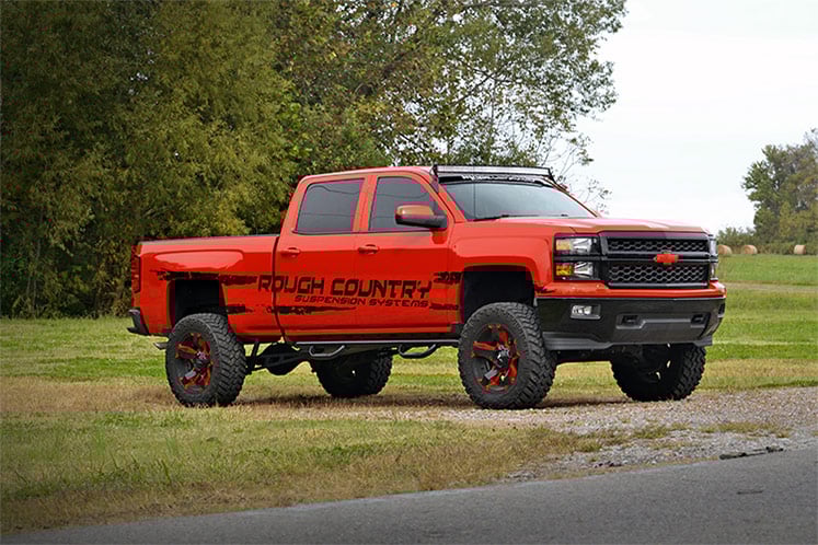 LED Light Mount | Upper Windshield | 54" Curved | Chevy/GMC SUV 1500 (15-20)