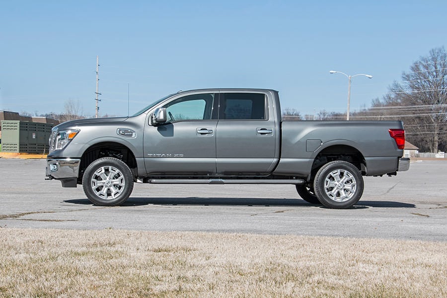 2 Inch Lift Kit | Red Spacers | Nissan Titan XD 2WD/4WD (2016-2024)