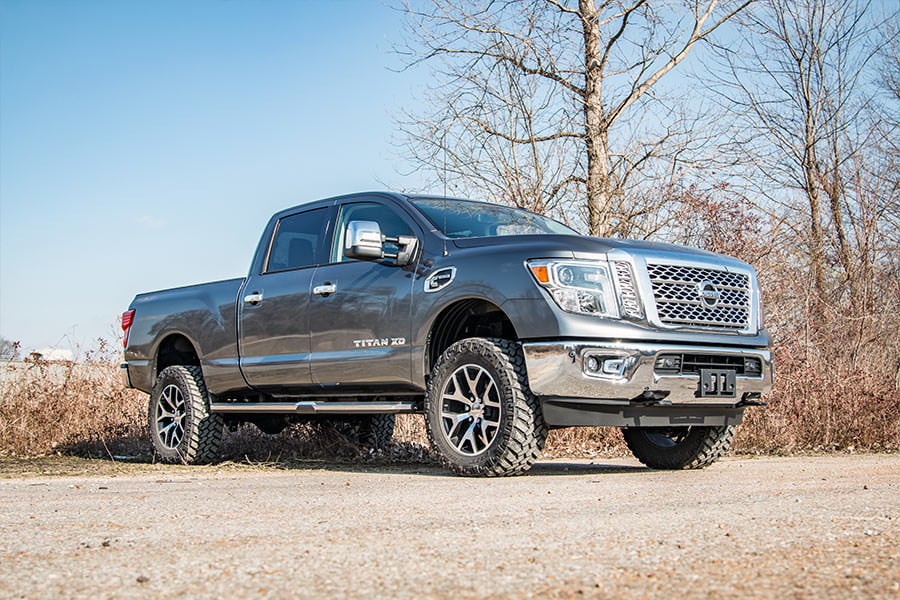 2 Inch Lift Kit | Red Spacers | Nissan Titan XD 2WD/4WD (2016-2024)