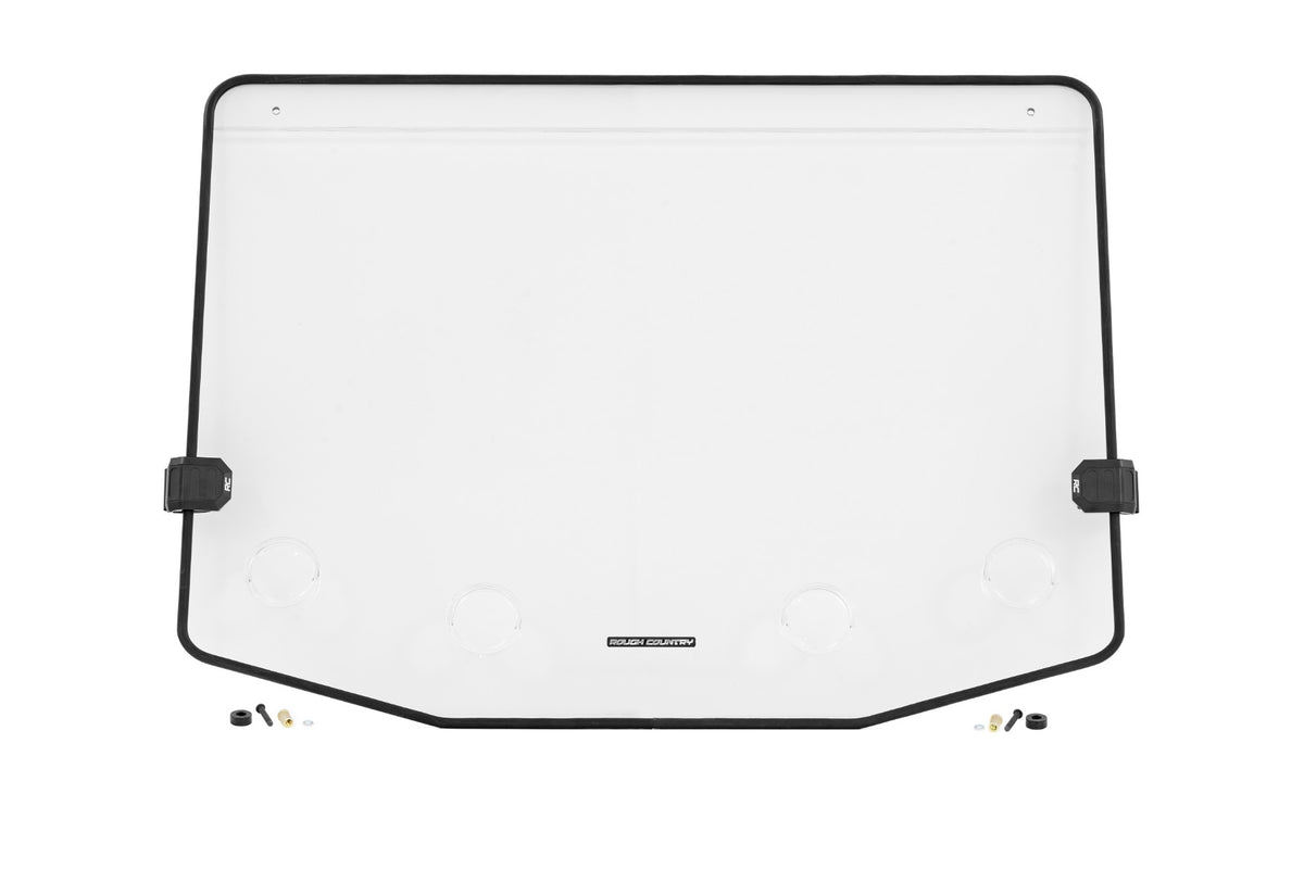 Vented Full Windshield | Scratch Resistant | Polaris RZR XP 4 1000