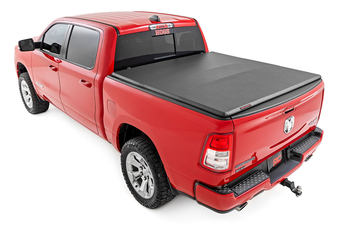 Soft Tri-Fold Bed Cover | 5'7" Bed | Ram 1500 (19-26)/1500 TRX (21-24)