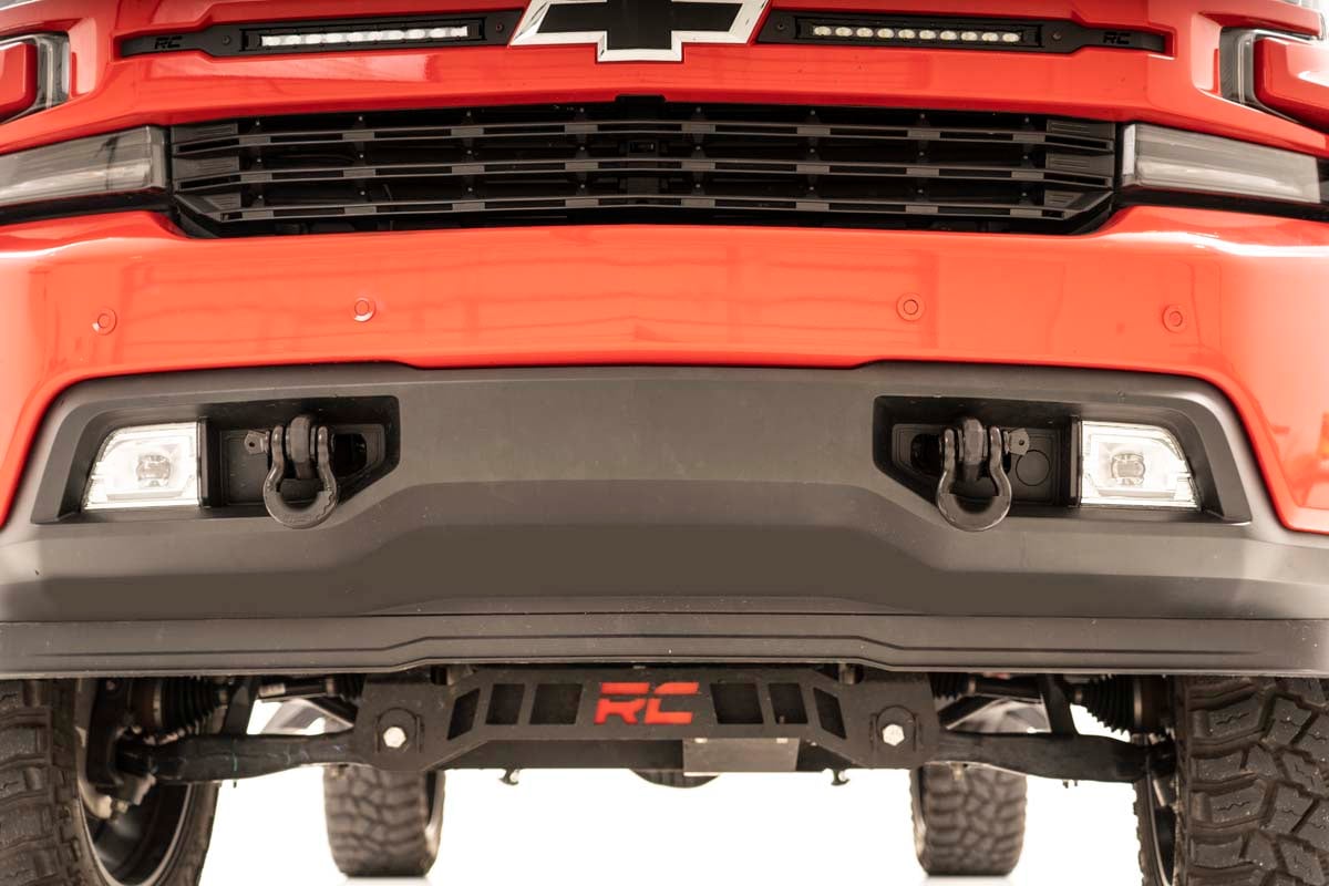 Tow Hook Brackets | D-Ring Combo | Chevy Silverado 1500 2WD/4WD (2019-2025 & Classic)