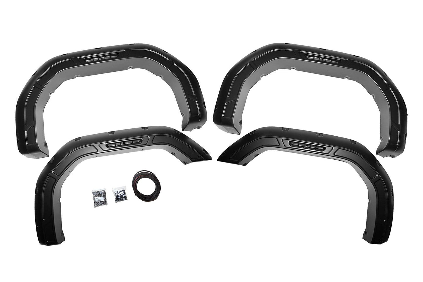 Fender Flares | Defender | GBA Black | GMC Sierra 2500 HD/Sierra 3500 HD (20-25)