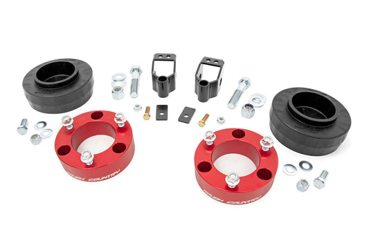 3 Inch Lift Kit | X-REAS | RR Spacers | Red | Toyota 4Runner 4WD (2003-2009)